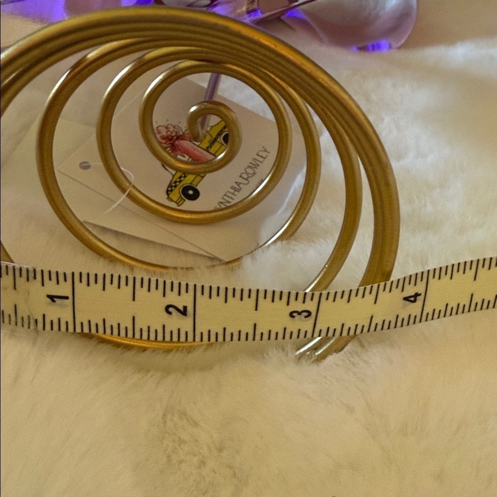 Cynthia Rowley, Christmas, red and Pink Metal Bow Christmas Tree topper - Picture 7 of 7